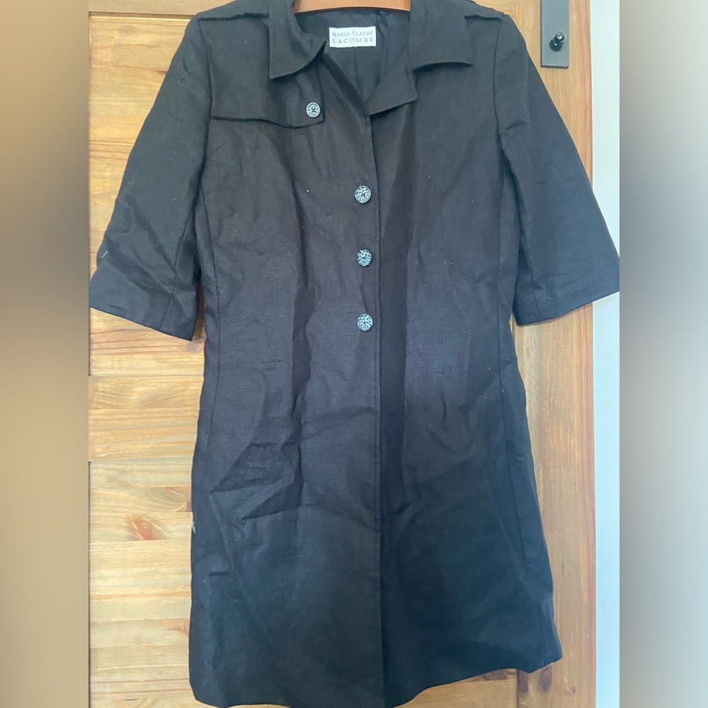 Marie Claude Lacombe 100% linen vest